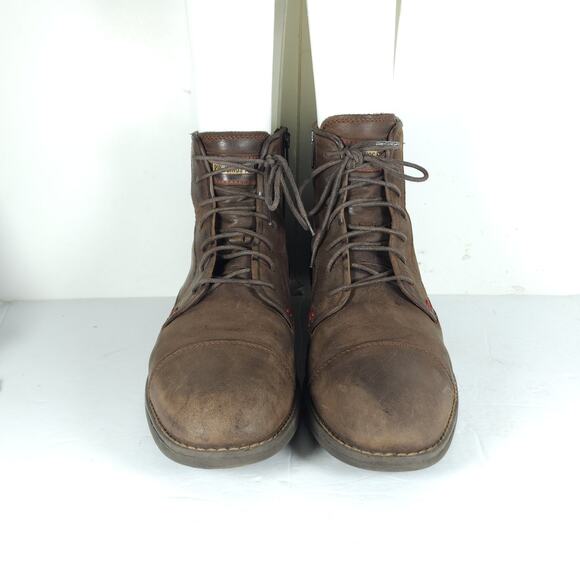 Pikolinos Men’s York US12 EU45 Brown Distressed Leather Zip Ankle Chukka Boots - Picture 3 of 16